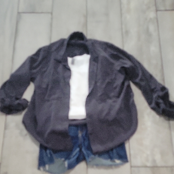 Universal Thread Tops - Universal Threads Casual Gray Botton Down Shirt  Size Med So Soft #335-369